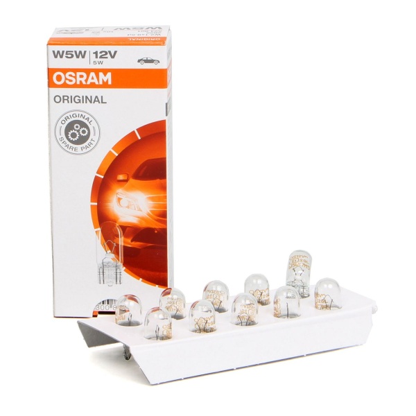 Set 10 Buc Bec Osram W5W 12V 5W W2,1x9,5d Original 2825